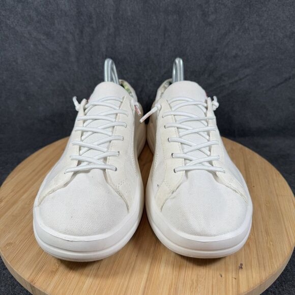 Hey Dude White and Pink Athletic Shoes - Picture 2 of 8